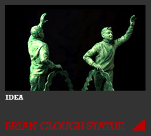 The Brian Clough Statue