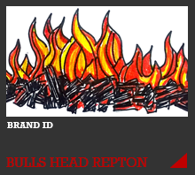 The Bulls Head Repton Menu Design